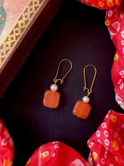 Zade Stone Earring