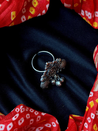 Oxidized Double Elephant Ring