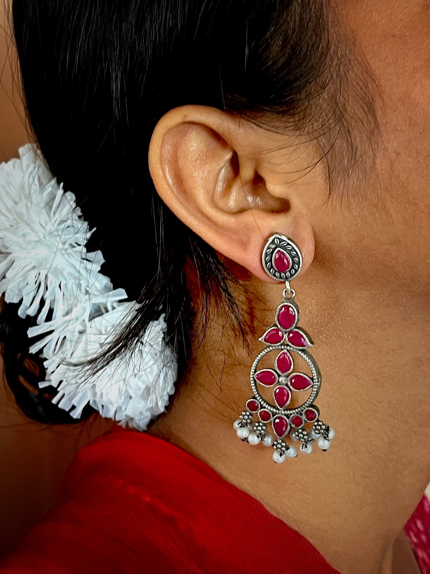 Monalisa Stone Beaded Earring