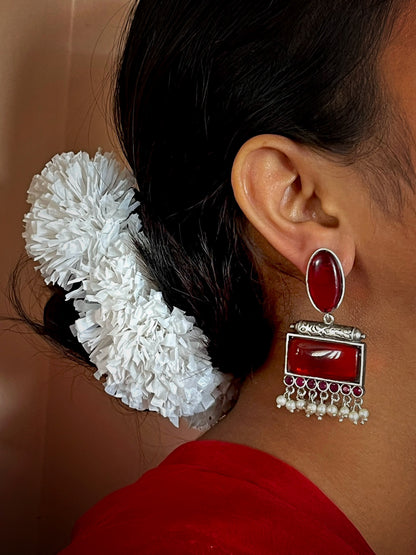 Big Monalisa Stone Party Wear Earring