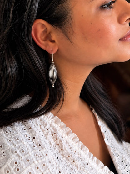 Oxidized Antique Look Earring