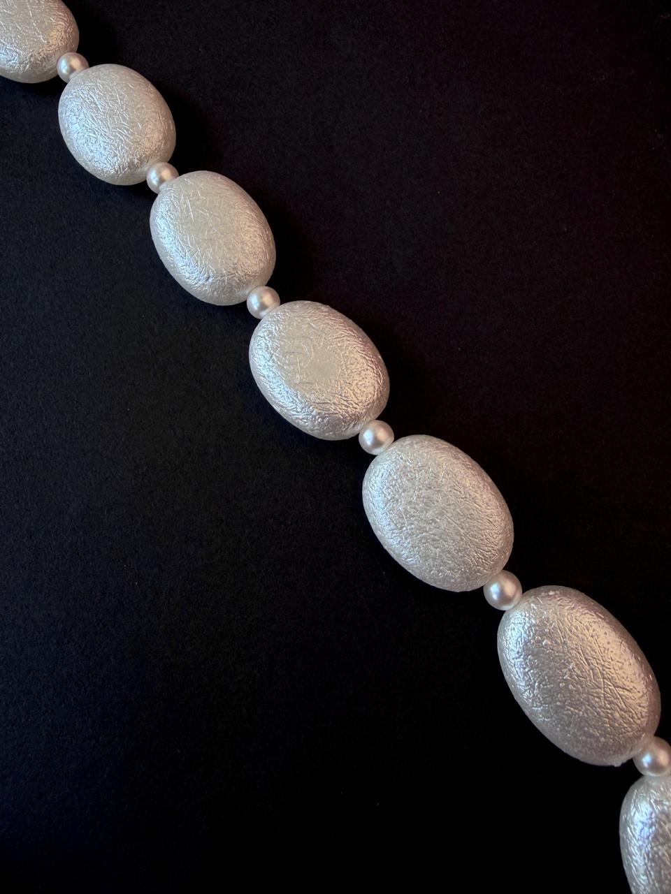 Fibre Beads Necklace