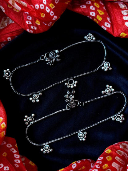 Oxidized Ghunghroo Anklet