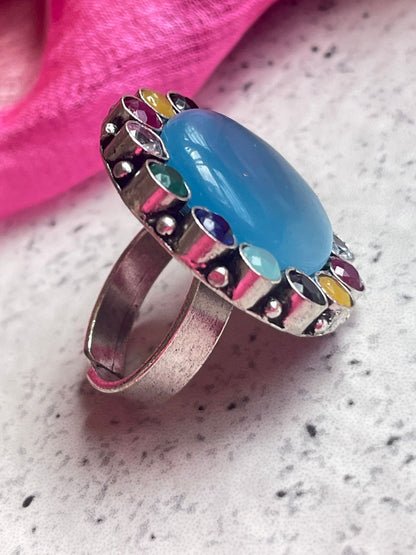 Monalisa Stone Partywear Trendy Ring