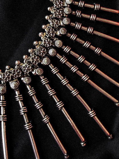 Oxidized Trendy Partywear Statement Necklace