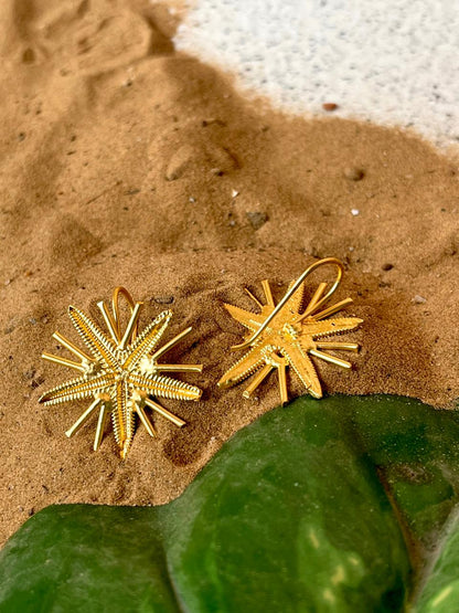 Beach Star Gold Stud Earring