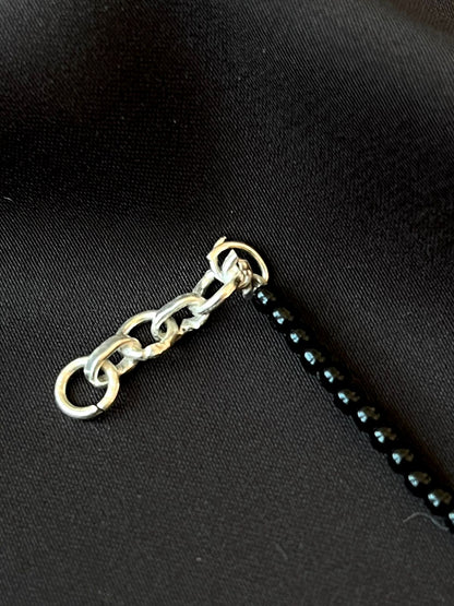 Beaded Gunghroo 92.5 Silver Anklet