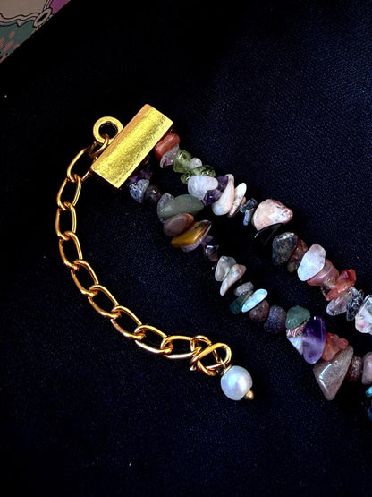 Natural Stone Double Layer Mala