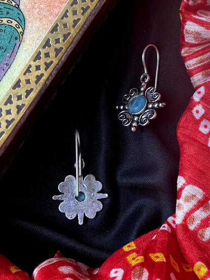 Monalisa Stone Oxidized Casual wear Earring