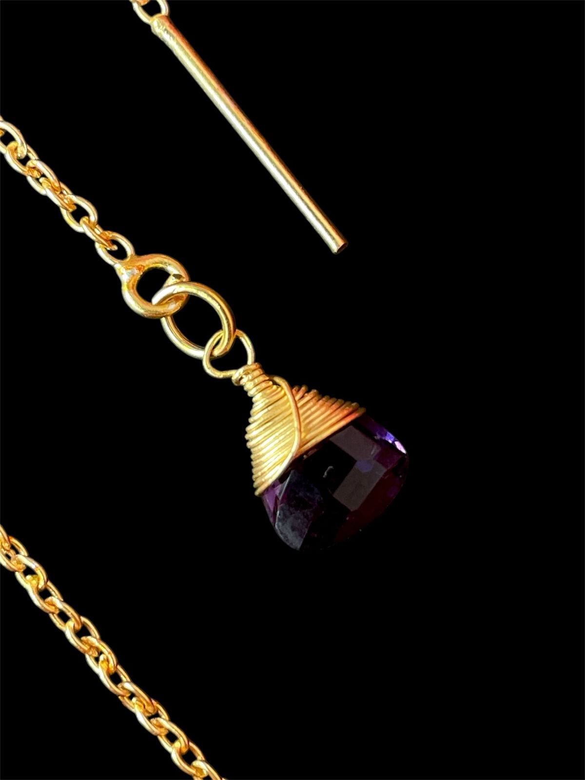 Sui Dhaga Cut Stone Earring