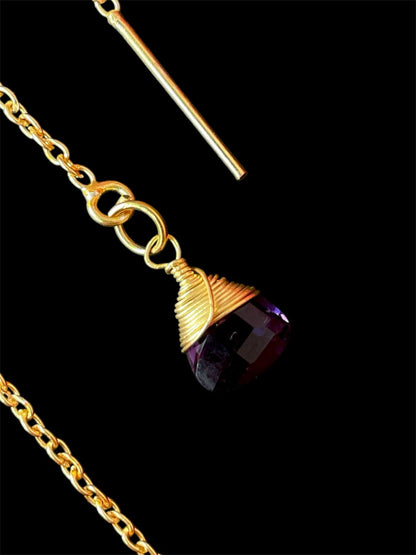 Sui Dhaga Cut Stone Earring