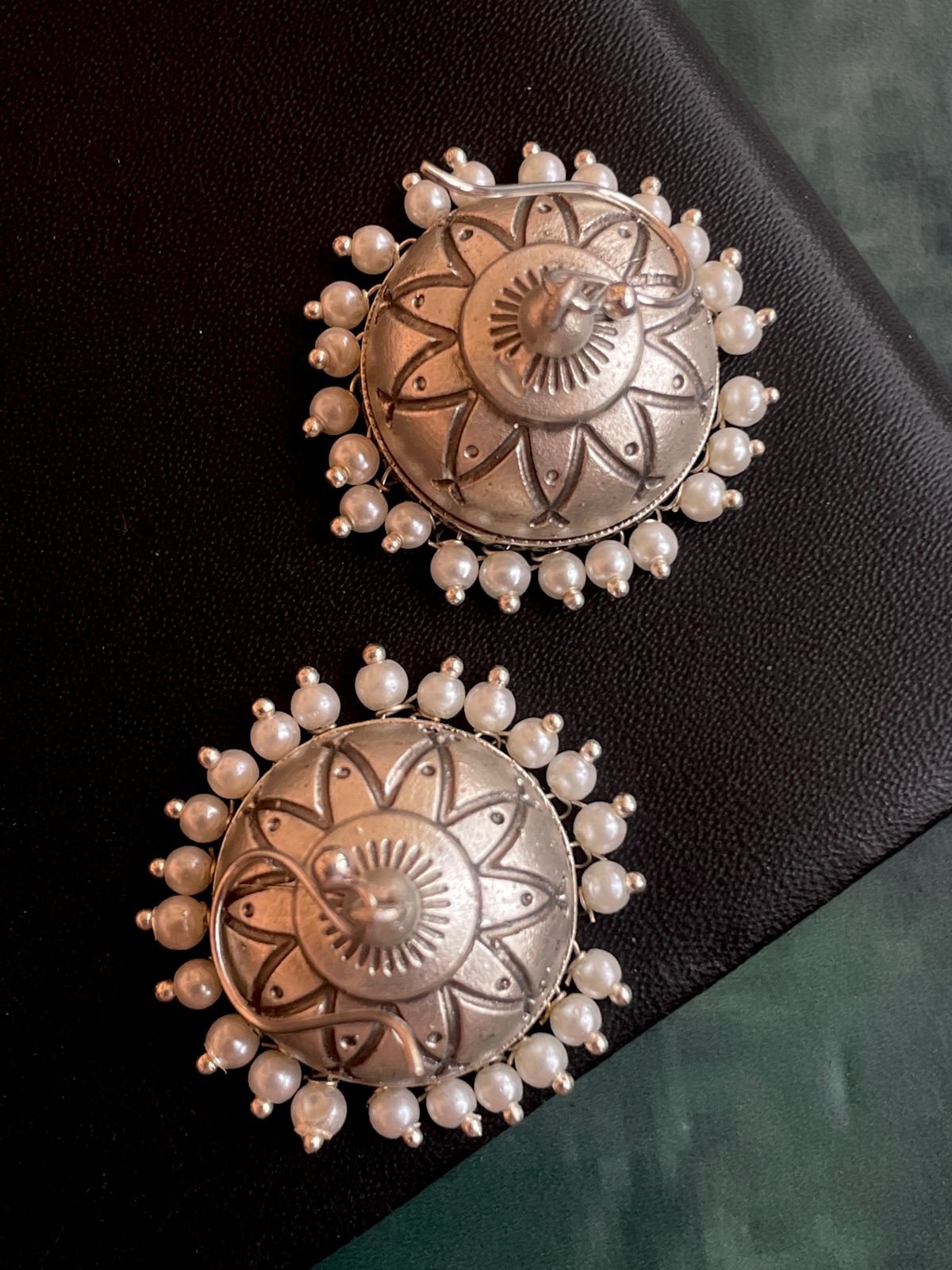 Silver Replica Jhmuka Earring