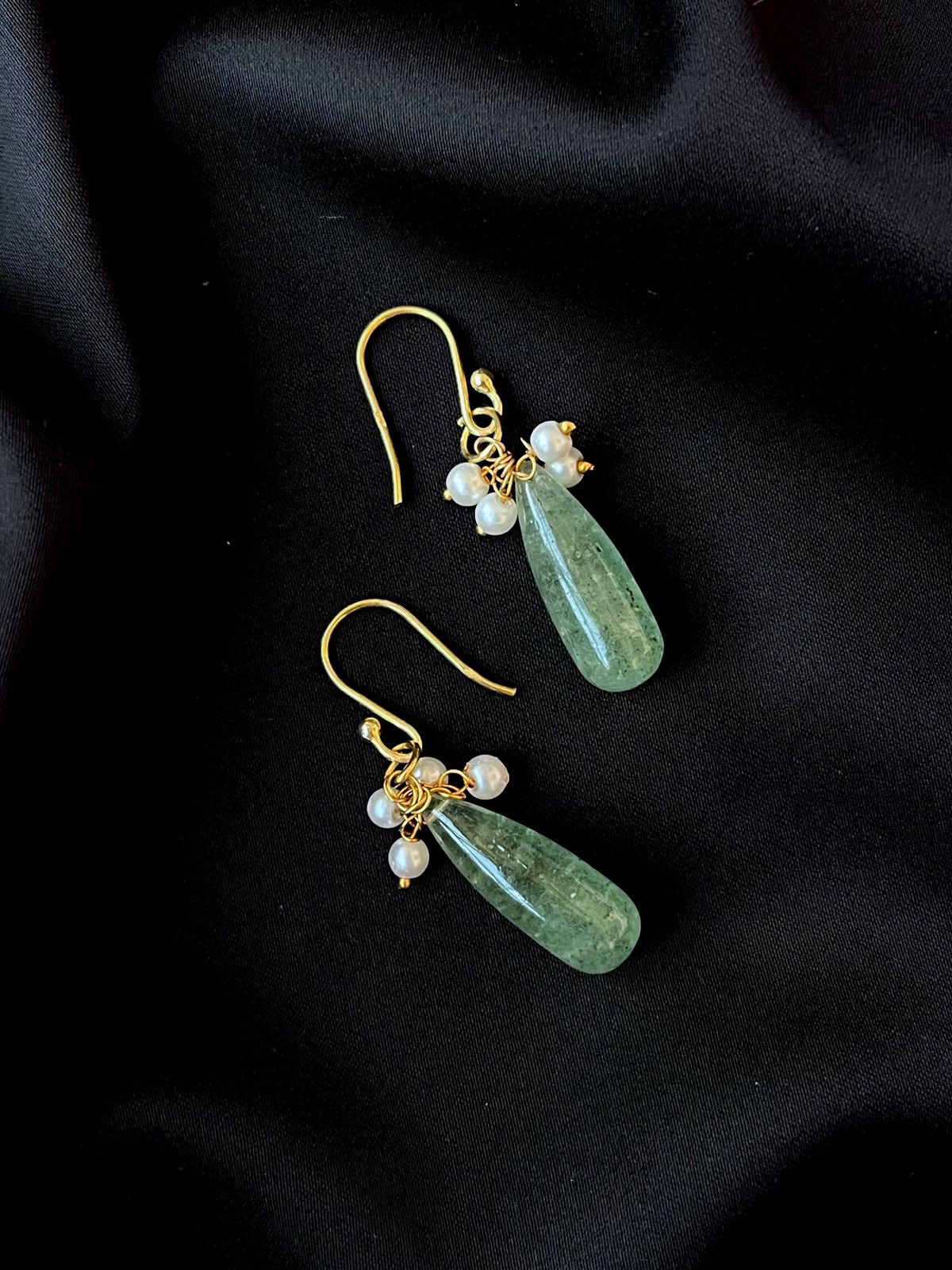 Awechrin Stone Gold Plated 92.5 Silver Earring