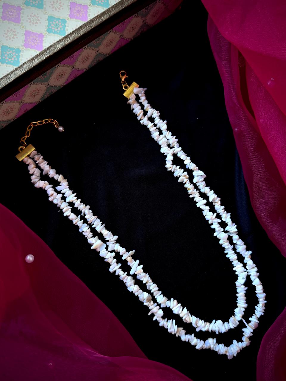 Natural Stone Double Layer Mala