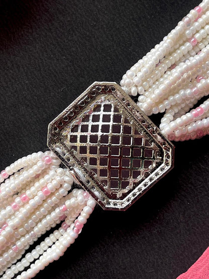 AD with Monalisa Stone Beaded Bracelet