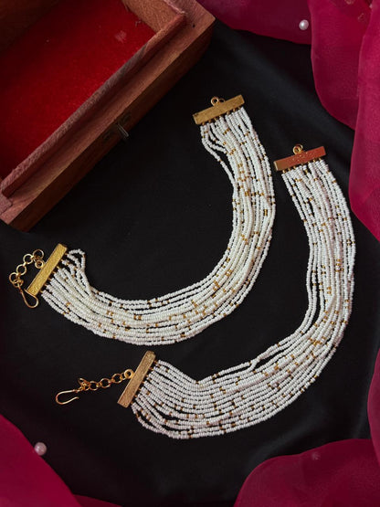 Multi Layered Cheer Anklet set