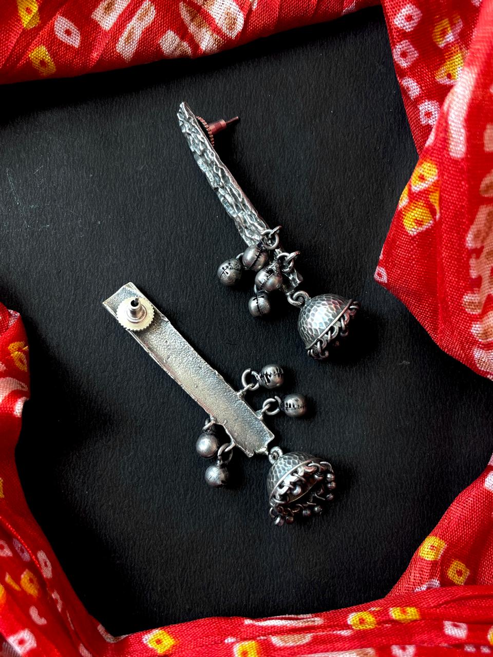 Oxidized Antique look Earring