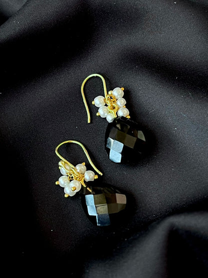 Onex Stone Gold Plated 92.5 Silver Earring