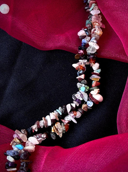 Natural Stone Double Layer Mala