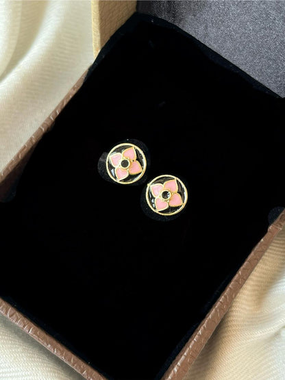 Gold- Plated Meenakari Small Stud Earring