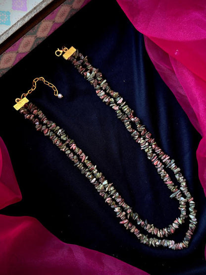 Natural Stone Double Layer Mala