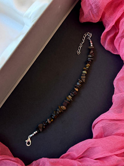 Natural Cut Chips Stone Bracelet