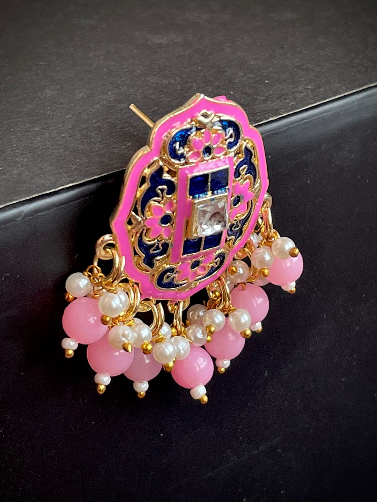 Traditional Meenakari Stud Earring