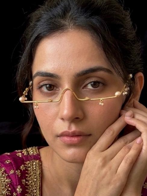 Golden Look alike Spectacle Frame