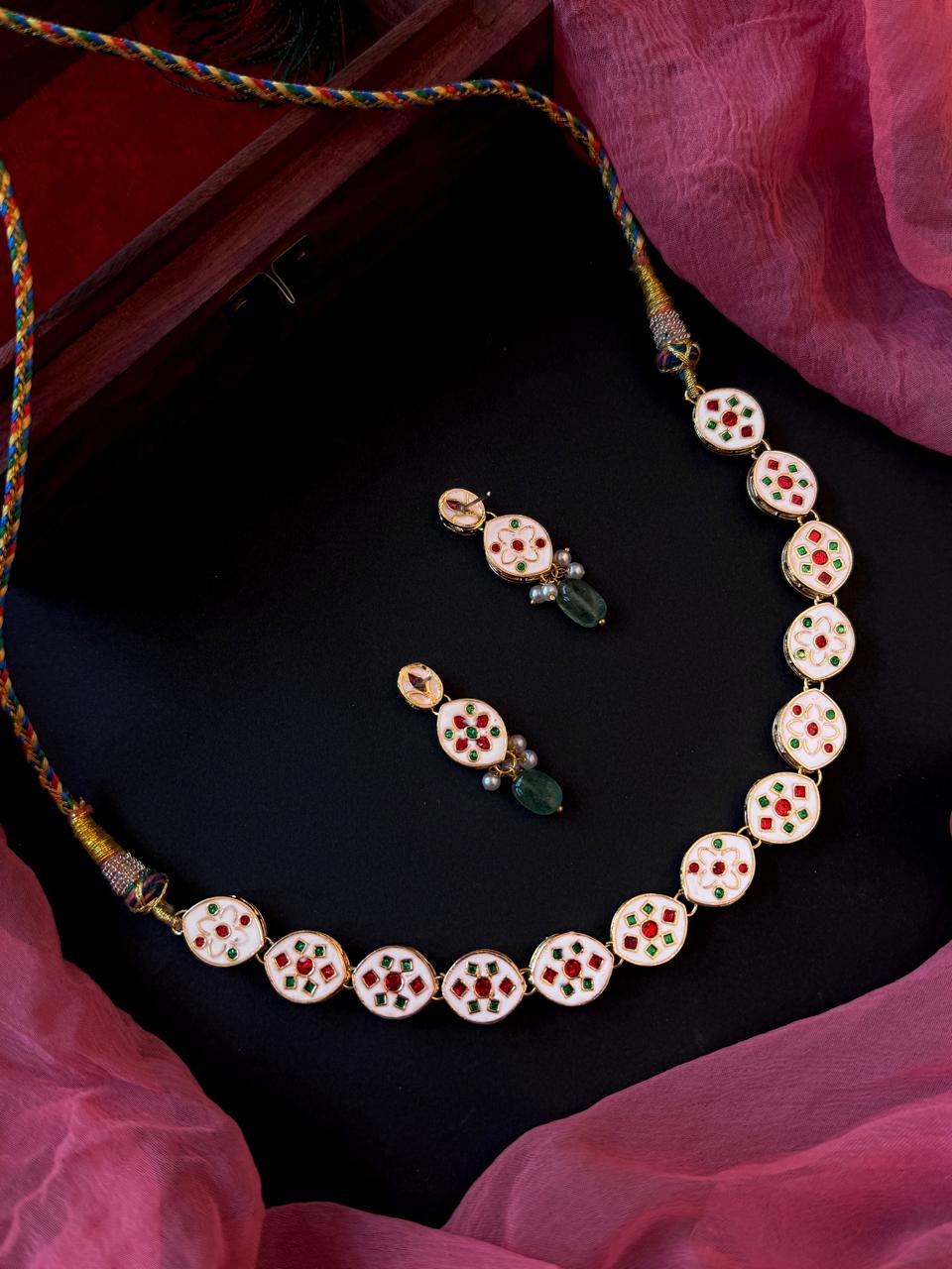 Kundan Choker with Earring set