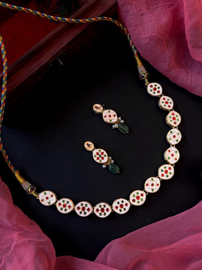 Kundan Choker with Earring set