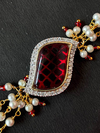 AD with Monalisa Stone Beaded Bracelet