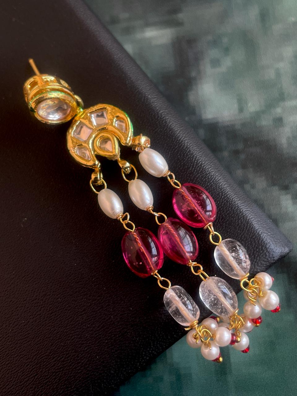 Semi Precious Stones Earring