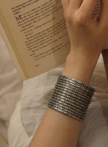 Designer Oxidized Bangles (Set of 20 Bangles)