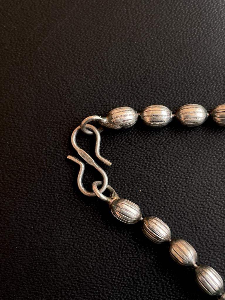 Oxidized Pendant Chain Necklace