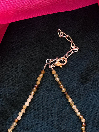 Semi Precious Stones Single Layer Mala