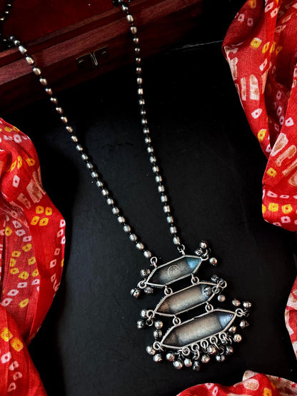 Oxidized Partywear long Necklace