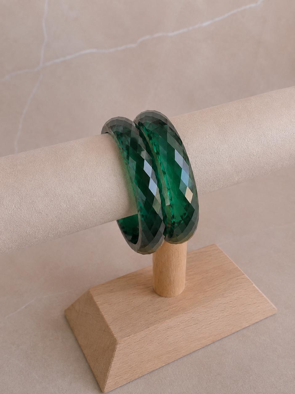 Acrylic Diamond Cut Jelly Kada