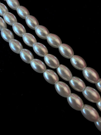 Monalisa Stone Pendant Beaded Three Layere Mala Necklace