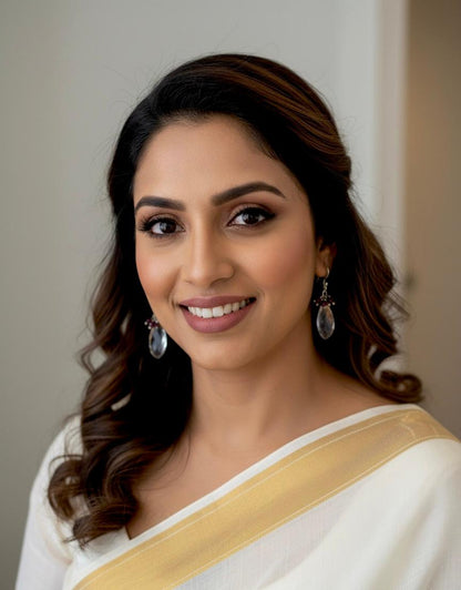 Crystal Stone 92.5 Silver Earring