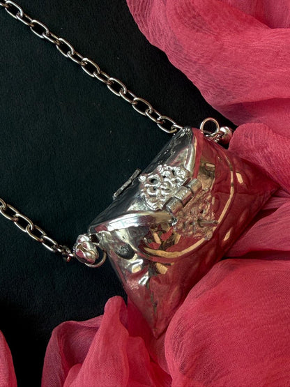 Silver Replica Trendy Coin Pouch