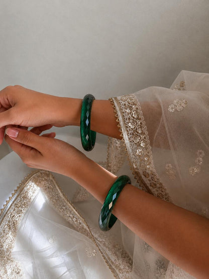 Acrylic Diamond Cut Jelly Kada
