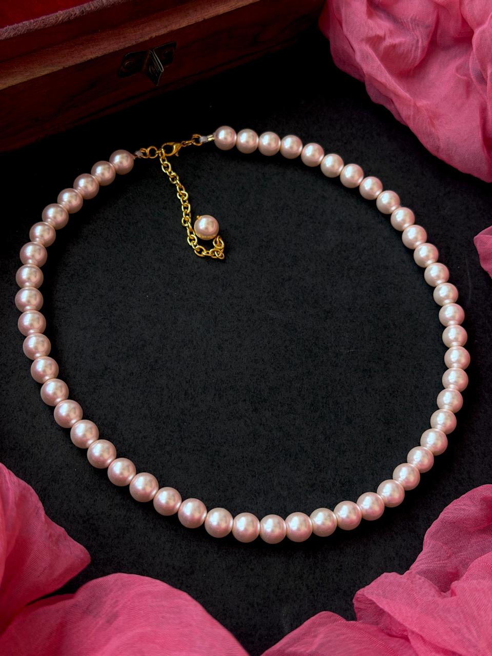Glass Pearl (8 mm) Single Layer Mala