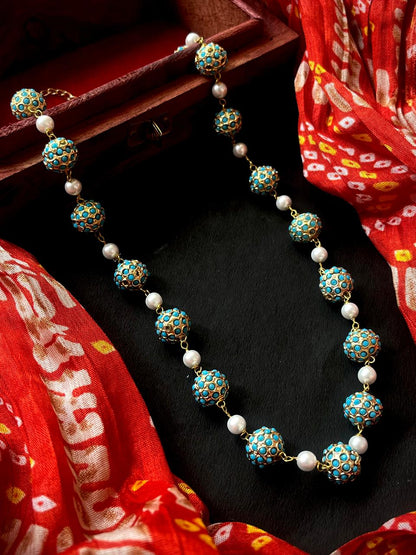 Trendy Ball Golden Necklace