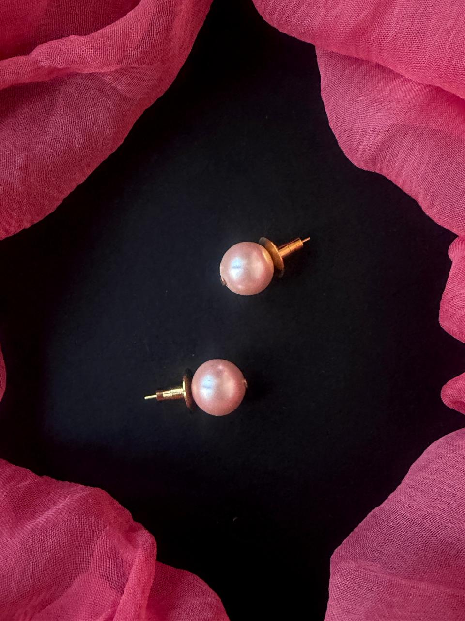 Shell Pearl Mala with Earring set