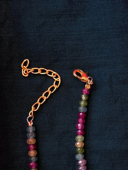 Multi Colour Stone Beads Singla Layer Mala