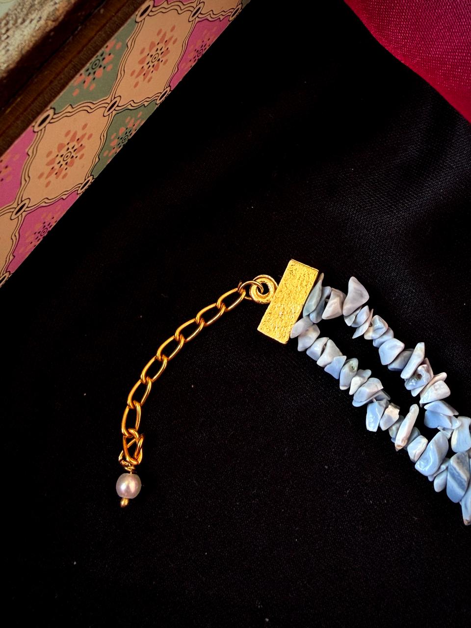 Natural Stone Double Layer Mala