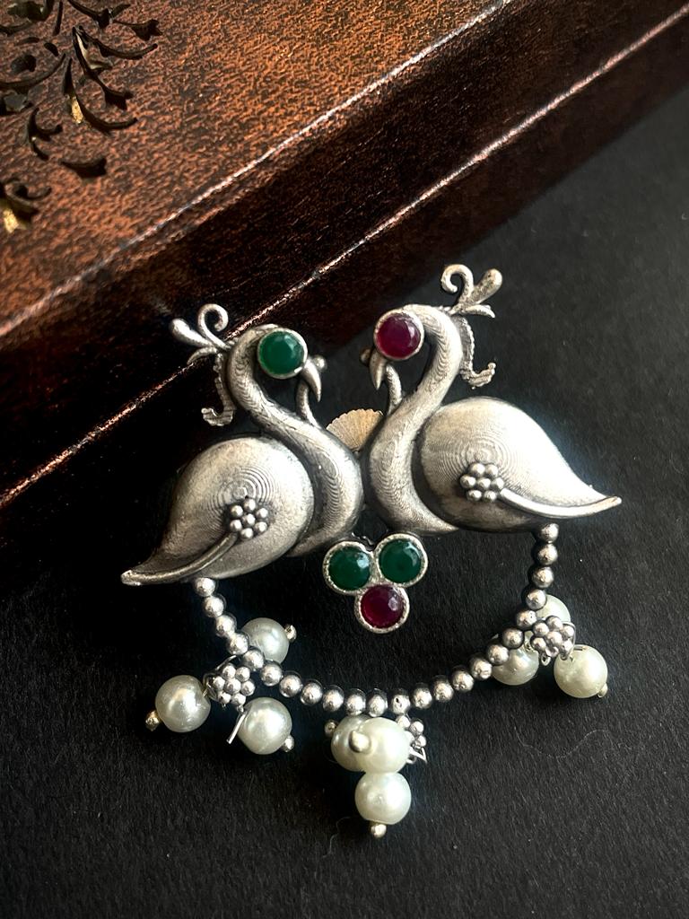 Silver Replica Bird Shape Stud Earring