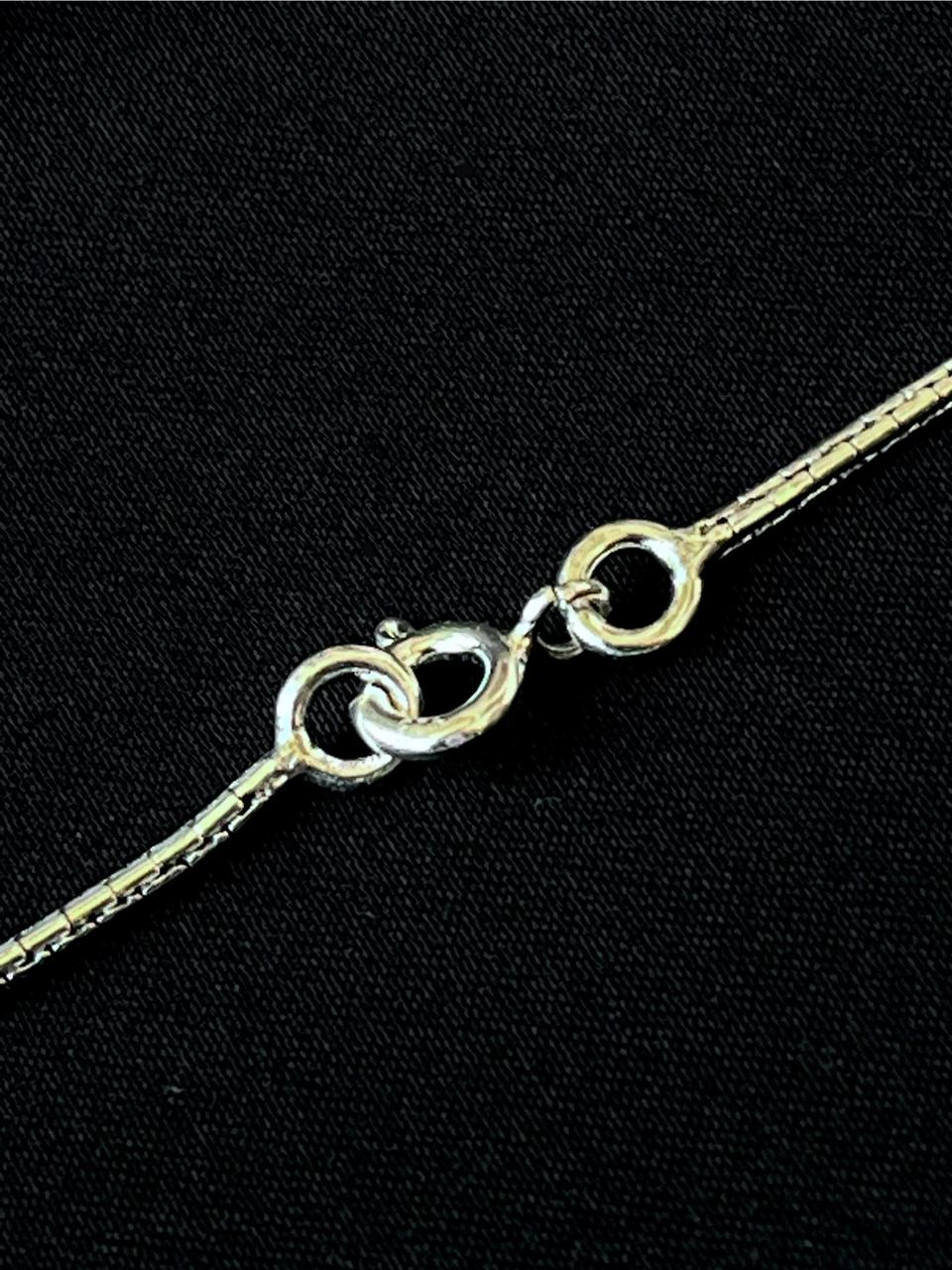 92.5 Silver Light Weight Anklet