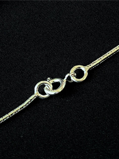 92.5 Silver Light Weight Anklet