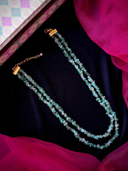 Natural Stone Double Layer Mala